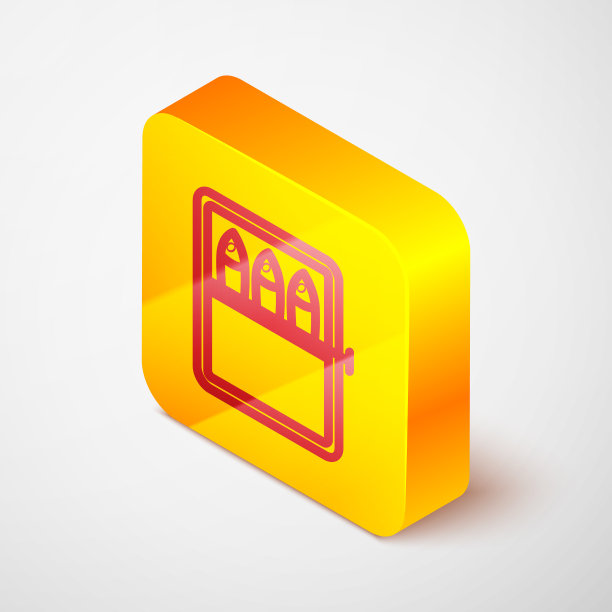 等距线罐头鱼图标孤立在灰色图片下载