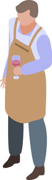 酿酒师图标等距风格图片下载