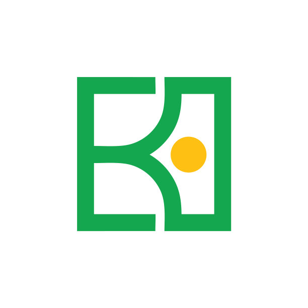 字母k平方太阳自然标志图片下载