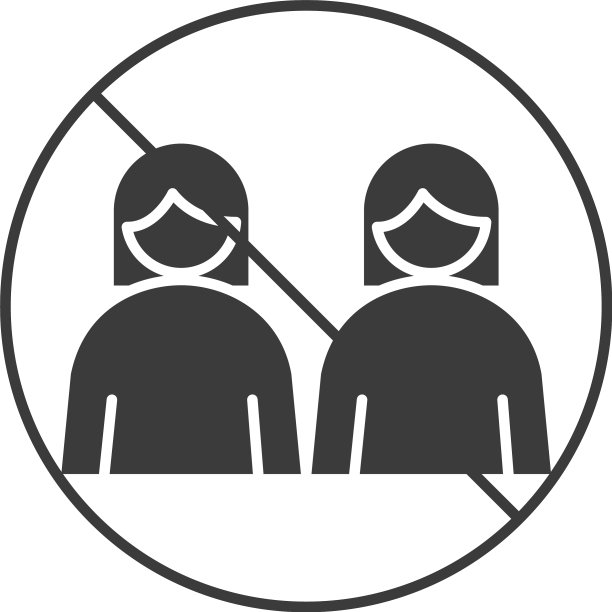 新冠病毒社交距离预防图片下载