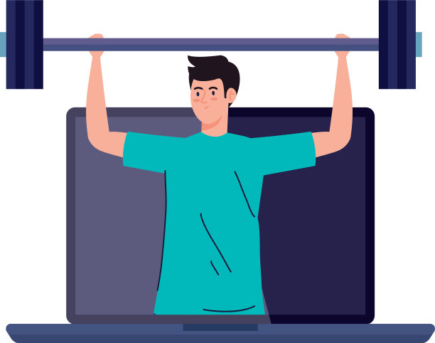 健身训练和健身应用程序的人练习图片下载