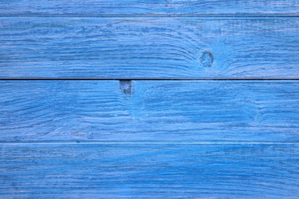 用蓝色风化木地板图像和复制空间准备用作背景图片下载
