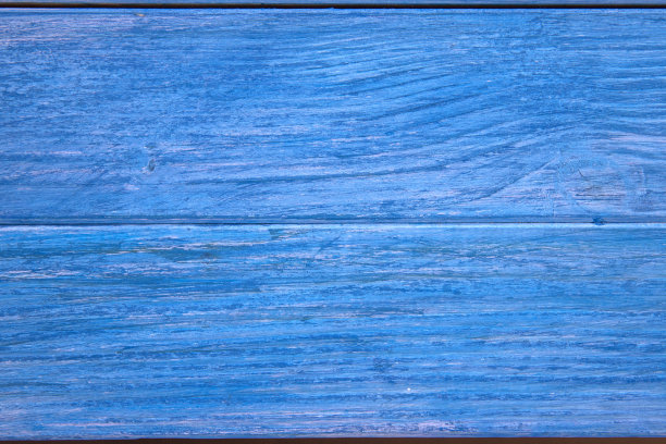 用蓝色风化木地板图像和复制空间准备用作背景图片下载