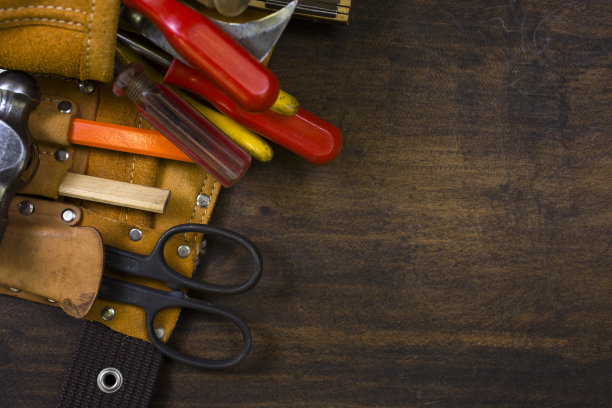 蓝领背景与复制空间。图片下载