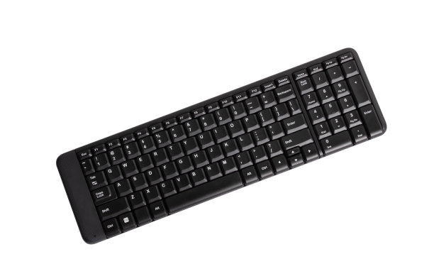 黑色的PC键盘，键盘对于个人电脑来说是非常有用的工具，有必要写单词图片下载