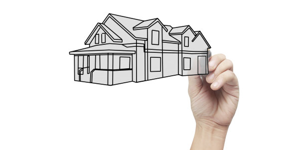 近距离手绘房子图片下载