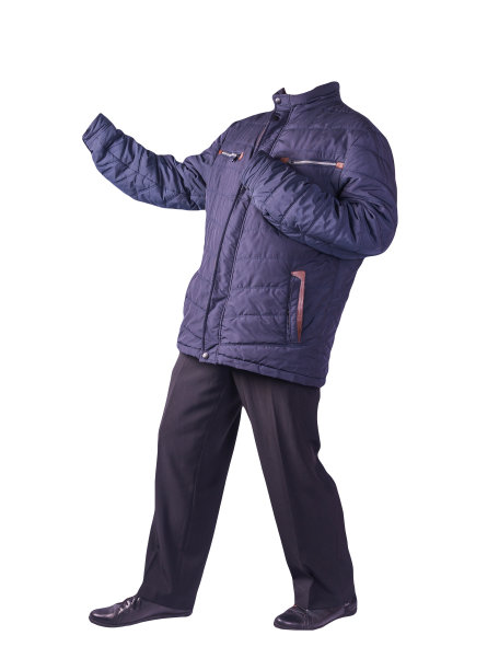 男夹克，裤子和皮鞋孤立在白色背景。图片下载