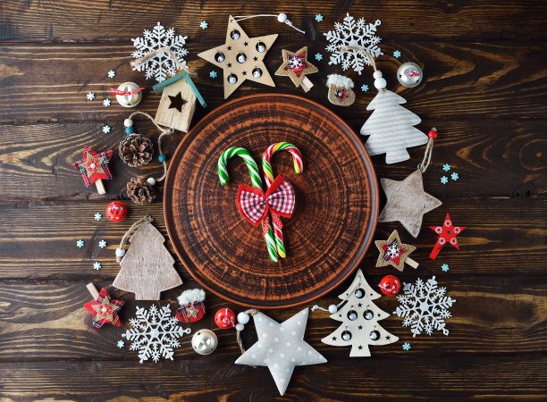 各种圣诞装饰品图片下载