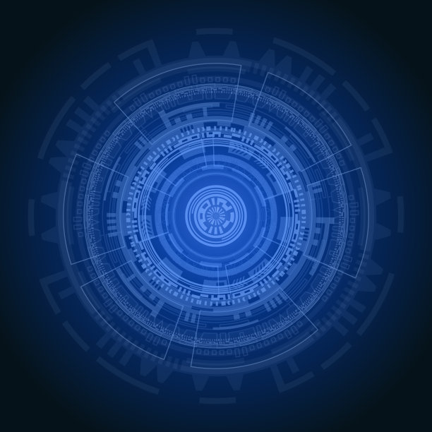 技术抽象矢量图。图片下载