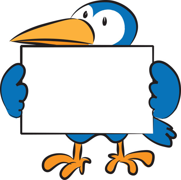 矢量抱鸟纸图片下载