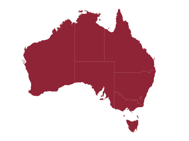 澳大利亚的地图图片下载