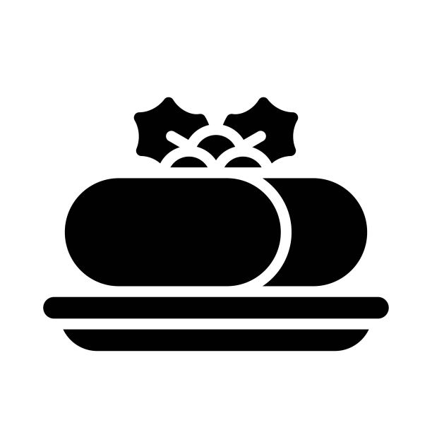 杏仁软糖，圣诞食物和饮料的载体图片下载