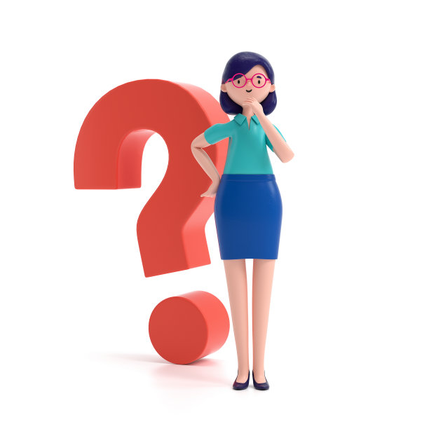 卡通人物用问号思考图片下载