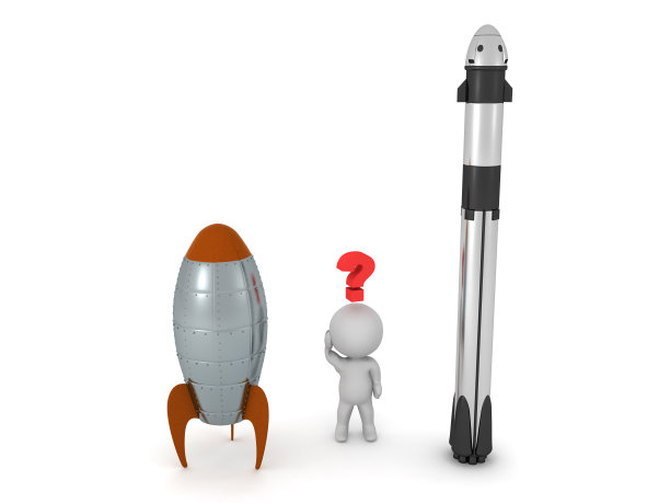 3D角色试图选择两个火箭图片下载