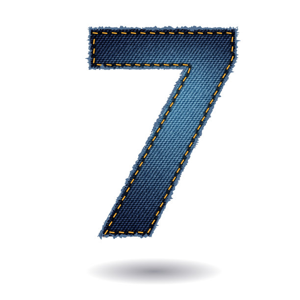 牛仔裤字母表第一现代模板图片下载