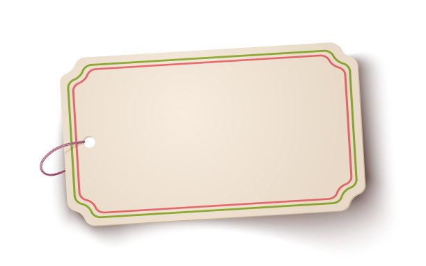 矢量白纸横幅图片下载