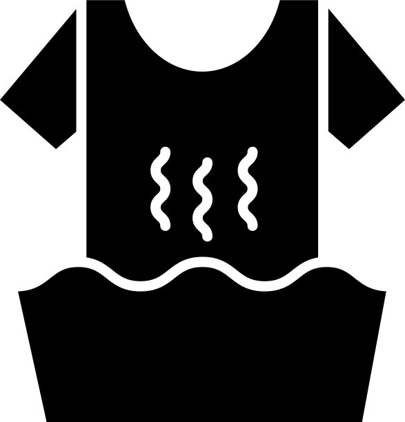 洗衣服剪影风格的图标图片下载