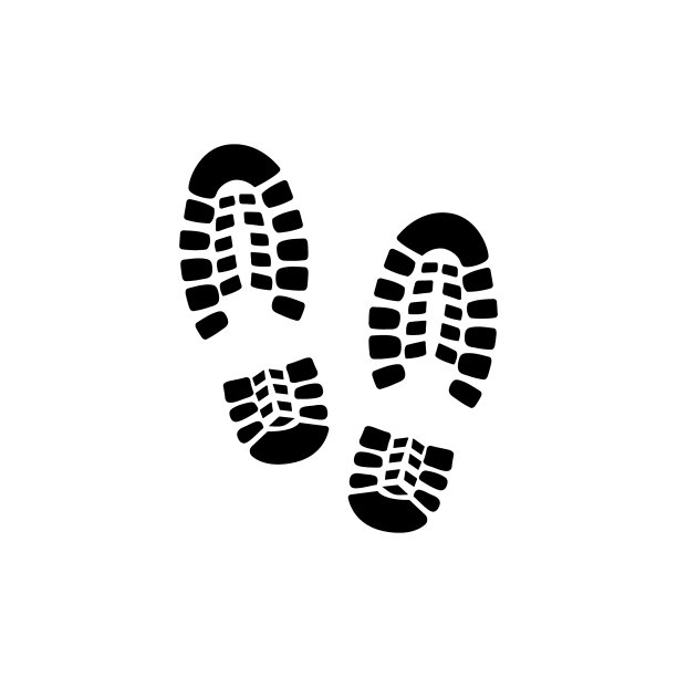 鞋底印在白色鞋上图片下载