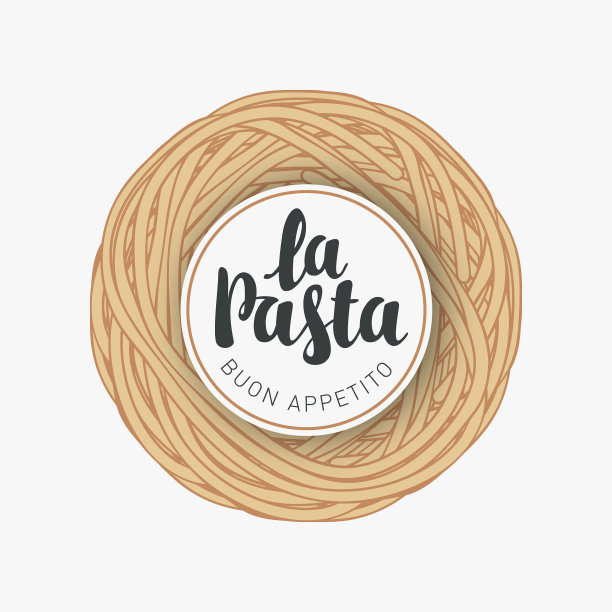 横幅或菜单与意大利面食复古风格图片下载