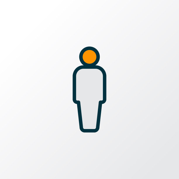 用户图标彩色线条符号优质图片下载