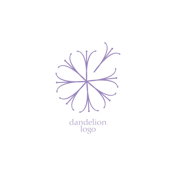 蒲公英标志模板蒲公英图标图片下载