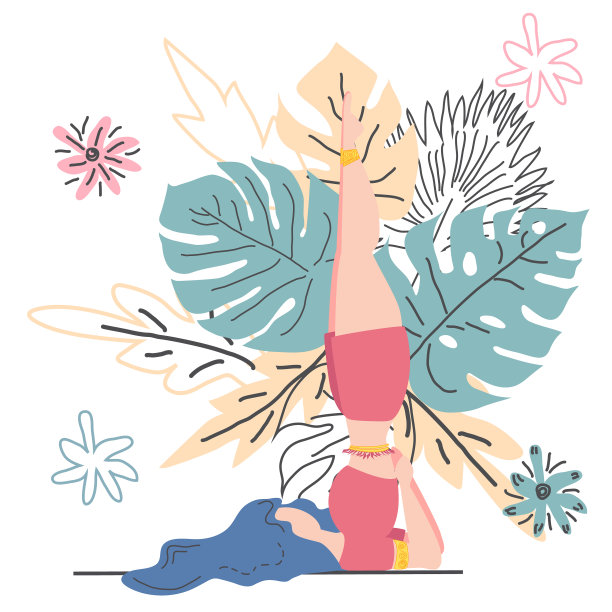 女人在姿势皇后体式图片下载