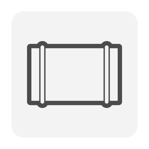 管图标黑图片下载