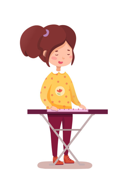 演奏平合成器的音乐家图片下载