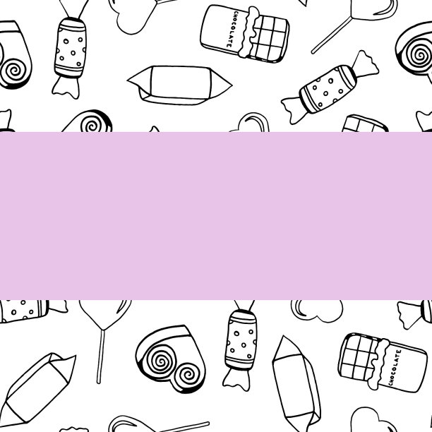 装饰框架糖果和文字空间图片下载