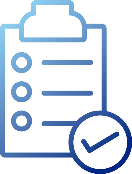 检查表剪贴板渐变样式图标图片下载