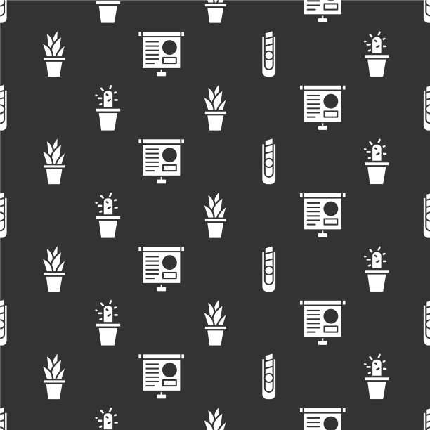 把文具刀和多汁仙人掌放在锅里图片下载