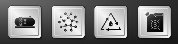 集石油工业厂房分子油图片下载