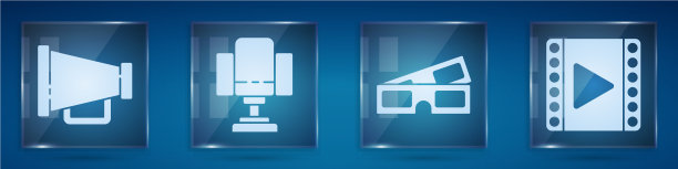 设置扩音器导演电影椅子3d电影院图片下载