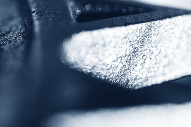 钢齿轮锋利的牙齿宏观背景概念照片系列图片下载