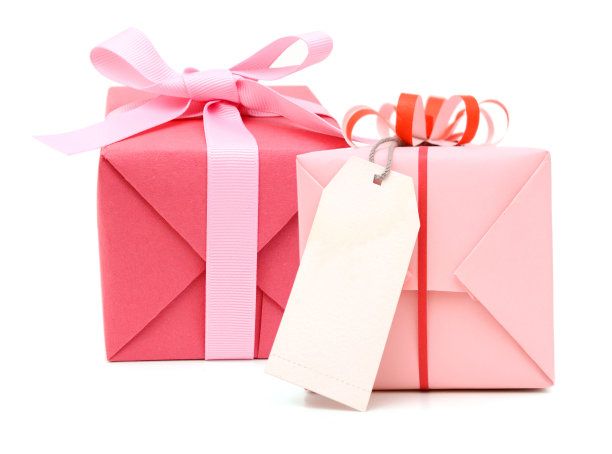 白色的节日礼盒图片下载