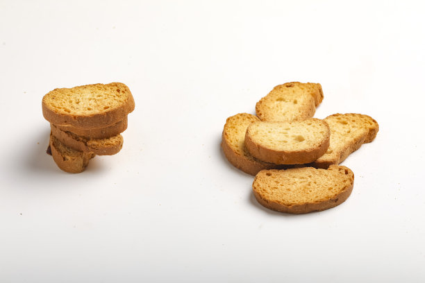 酥皮，蛋糕皮，白色背景图片下载