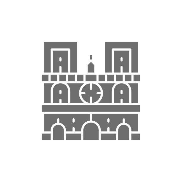 巴黎圣母院，巴黎的地标，法国灰色的象征。图片下载