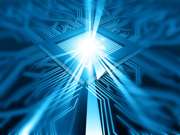 具有计算机处理抽象技术背景图片下载