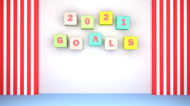3d渲染图像-背景2021分辨率目标概念。图片下载
