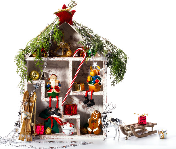奇妙的圣诞木屋图片下载