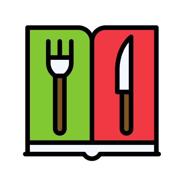 圣诞菜单图标，圣诞食品和饮料矢量图片下载