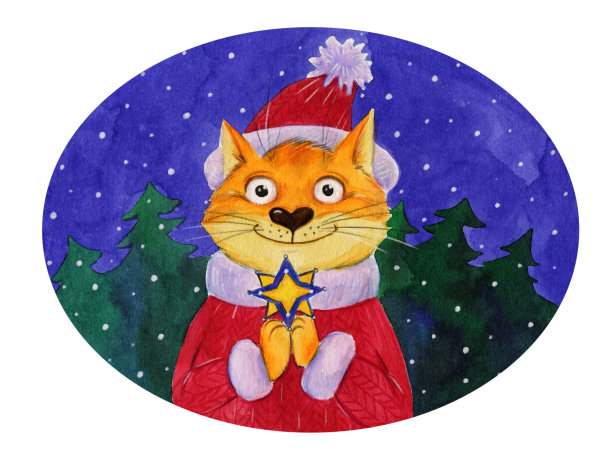 带星星的姜猫图片下载