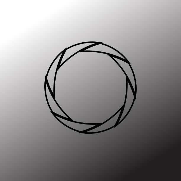 相机快门图标孤立抽象背景图片下载