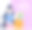 网上市场年轻女子戴口罩和纸袋图片下载