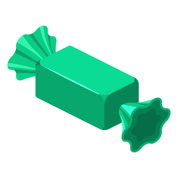 糖果包装的等距甜食图片下载