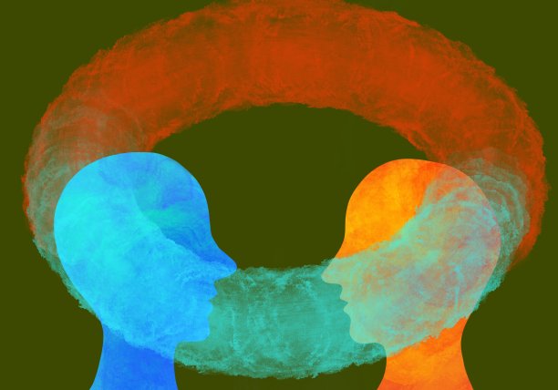 心理和语言交流图片下载