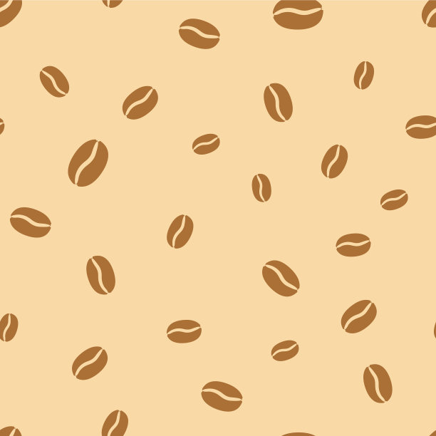 无缝咖啡豆图案图片下载