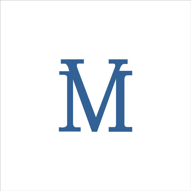 首字母MV或VM标志设计模板图片下载
