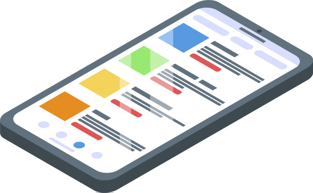 智能手机购买图标等距风格图片下载