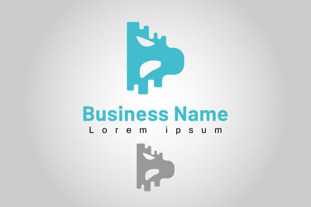 首字母标志模板b现代图片下载